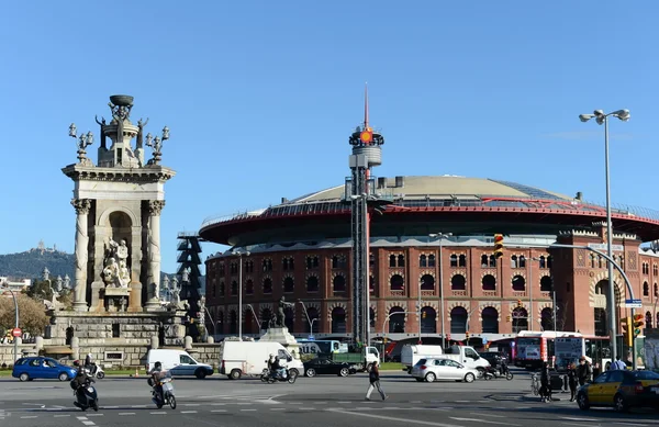 Plaza de España en Barcelona . — Foto de Stock