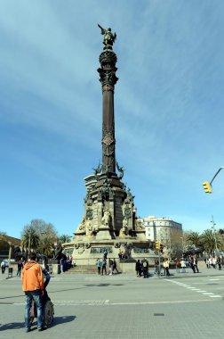 Columbus anıt 60 metredir. Son'u La Rambla bulunan ve 1888 yılında inşa.