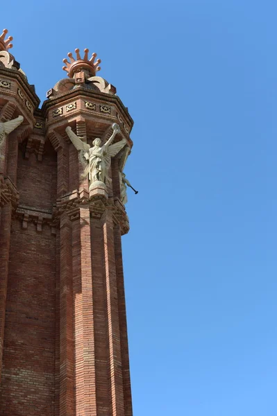 Arc de Triomphe bir anıt Barcelona'da olduğunu — Stok fotoğraf