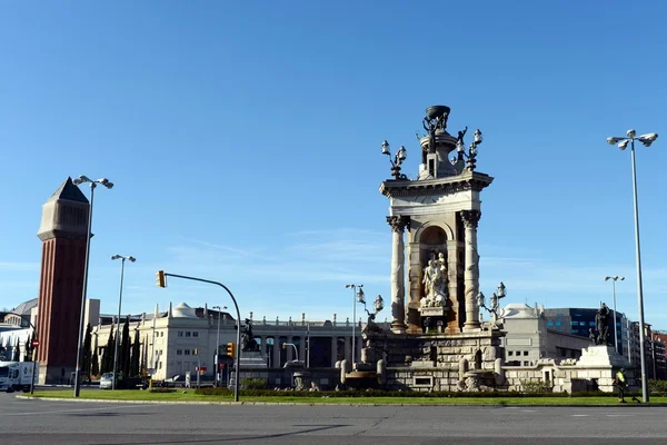 Plaza de España en Barcelona . — Foto de Stock