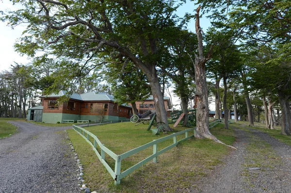 A a területén a Hosteria Las Lengas Hotel Lago Blanco. — Stock Fotó