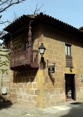  İspanyol Köyü - arhitektura el sanatları İspanya gösterir açık havada Mimarlık Müzesi.