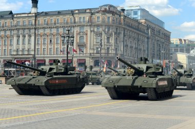  Yeni nesil ana muharebe tankı Armata evrensel mücadele platformu dayalı gelişmiş bir Rus T-14 Armata olduğunu