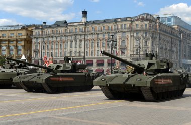  Yeni nesil ana muharebe tankı Armata evrensel mücadele platformu dayalı gelişmiş bir Rus T-14 Armata olduğunu