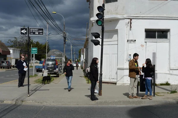 På gatorna i Punta Arenas — Stockfoto