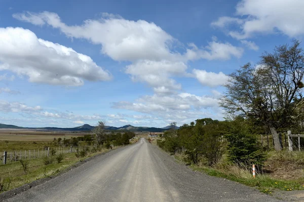 A estrada para Tierra del Fuego . — Fotografia de Stock