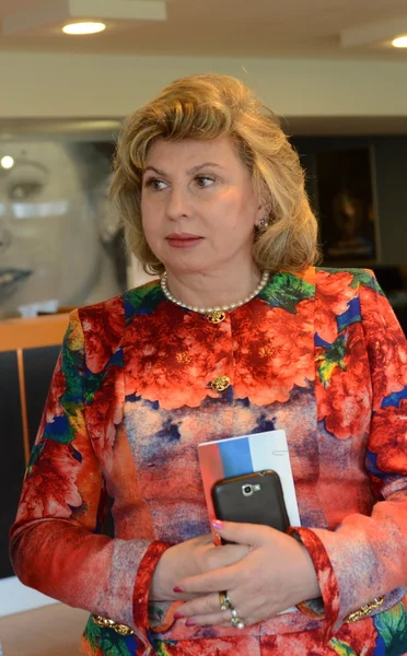 人权事务高级专员在俄罗斯联邦塔蒂亚娜 Moskalkova. — 图库照片