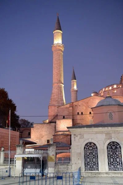 Istanbul Turkey November 2019 View Minarets Hagia Sophia Hagia Sophia — Stockfoto