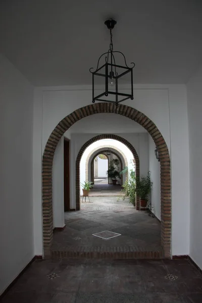 2011年7月14日スペイン セビリア スペインの家の回廊 — ストック写真