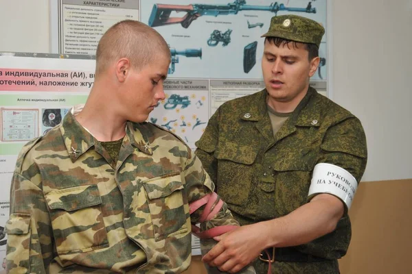 Jurga Siberia Russland Juni 2011 Ausbildung Von Soldaten Zur Ersten — Stockfoto