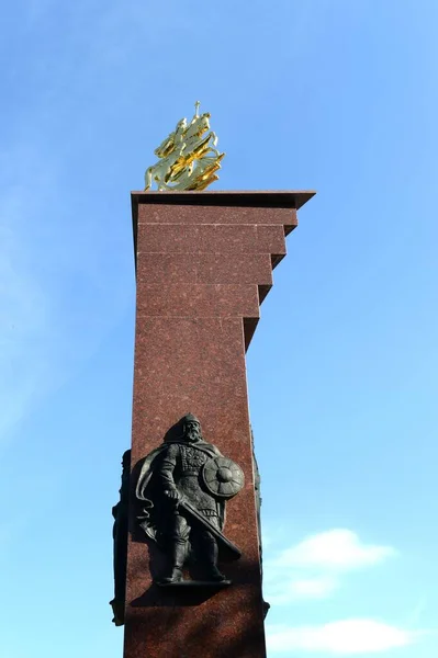 Nefedievo Moscow Region Russia July 2020 Fragment Monument Line Defense — Stock Photo, Image