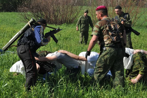 Jurga Siberia Rusia Junio 2011 Rehenes Tomados Prisioneros Cursos Para —  Fotos de Stock