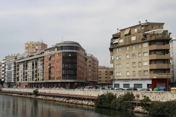 Malaga Spain July 2011 Urban View Spanish City Malaga Guadalmedina — 图库照片