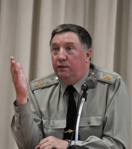 Novosibirsk Rusia Junio 2011 Comandante Del Distrito Militar Central Teniente — Foto de Stock