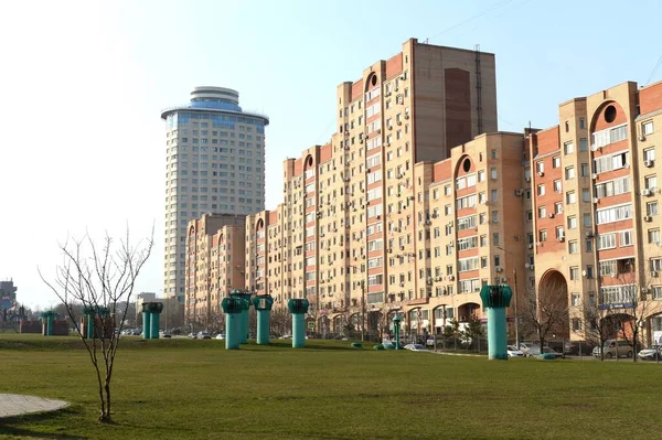 Moscow Russia April 2020 Modern Residential Buildings Garibaldi Street Moscow — 图库照片