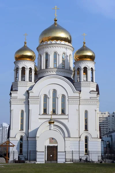 Moscow Russia April 2020 Church All Saints Land Russia Shone — Stock Photo, Image