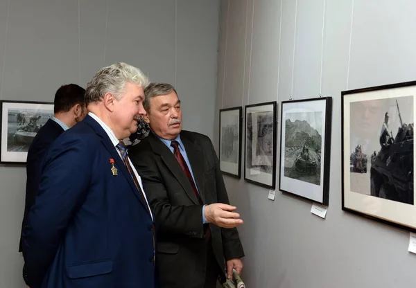 Moscow Russia Luty 2019 Rosyjski Polityk Polityk Siergiej Baburin Wystawie — Zdjęcie stockowe