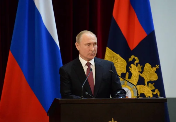 莫斯科 俄罗斯 2019年2月28日 俄罗斯总统普京 图库图片