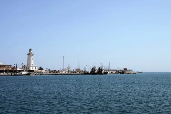 2011年7月24日スペイン マラガ 地中海沿岸のマラガ港 — ストック写真