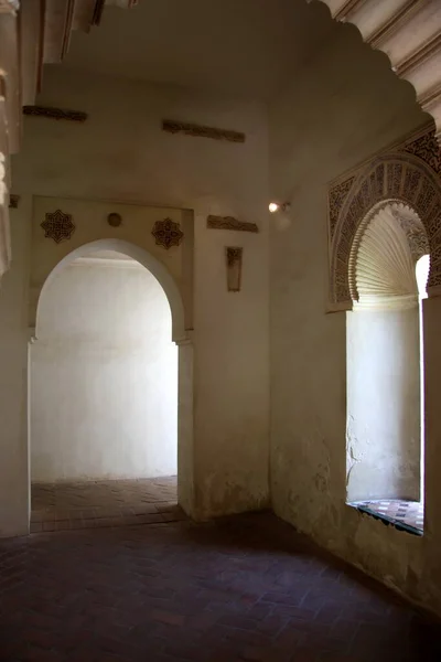 Malaga Spain July 2011 Fragment Interior Old Building Alcazaba Fortress — 图库照片