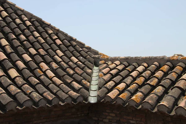 Malaga Spain July 2011 Tiles Old Building Alcazaba Fortress Mount — 图库照片