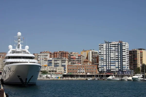 Malaga Spain July 2011 Harbor Seaport Malaga — Stock Photo, Image