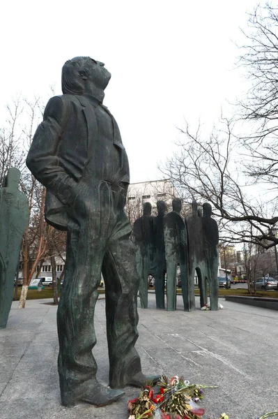 Moscow Russie Maart 2017 Monument Voor Nobelprijswinnaar Joseph Brodsky Novinsky — Stockfoto