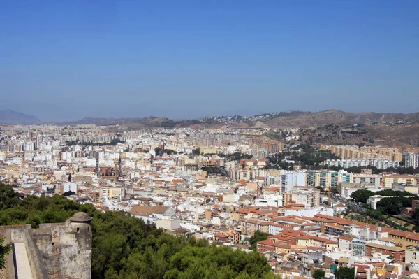 Malaga Spanien Juli 2011 Blick Auf Das Moderne Málaga Von — Stockfoto