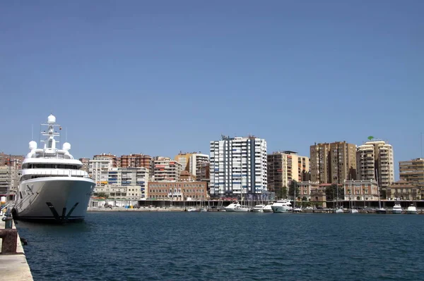 Malaga Spanien Juli 2011 Hafen Der Hafenstadt Malaga — Stockfoto