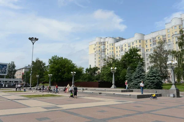 Bryansk Rusland Juni 2012 Partizan Square Het Centrum Van Bryansk — Stockfoto