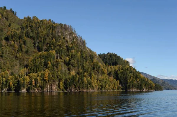 Altai Republik Russland September 2020 Herbst Teletskoje See Altairepublik Westsibirien — Stockfoto