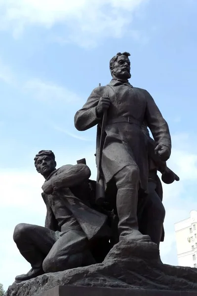 Bryansk Ryssland Juni 2012 Monument Över Partisanerna Torget Centrala Bryansk — Stockfoto