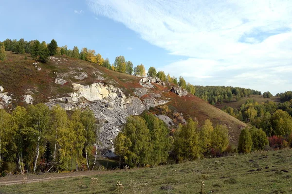 Région Altai Russie Septembre 2020 Sibérie Occidentale Paysage Montagne Dans — Photo