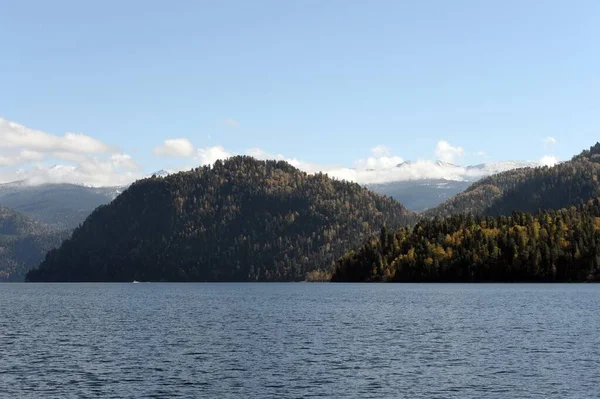 Altai Republic Russia September 2020 Autumn Lake Teletskoye 공화국 시베리아 — 스톡 사진