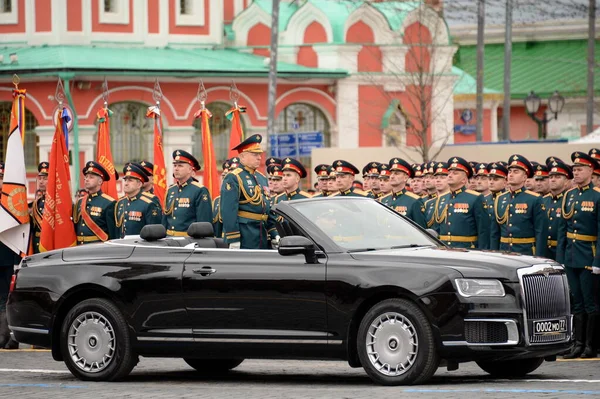 Moskva Rusko Květen 2021 Vrchní Velitel Pozemních Sil Ruské Federace — Stock fotografie