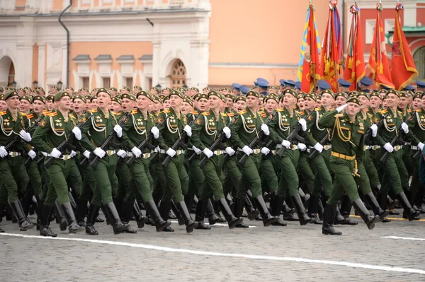Mosca Russia Maggio 2021 Cadetti Dell Accademia Militare Logistica Intitolata — Foto Stock