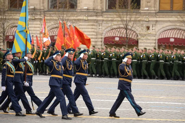 Moscow Russia May 2021 Officers Air Force Academy Named Professor — 스톡 사진