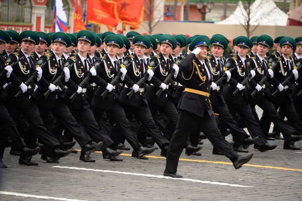 Moscow Russia May 2021 Cadets Moscow Border Institute Fsb Russia — Stock Photo, Image