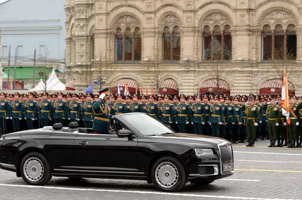 Moscou Russie Mai 2021 Ministre Russe Défense Sergei Shoigu Participe — Photo