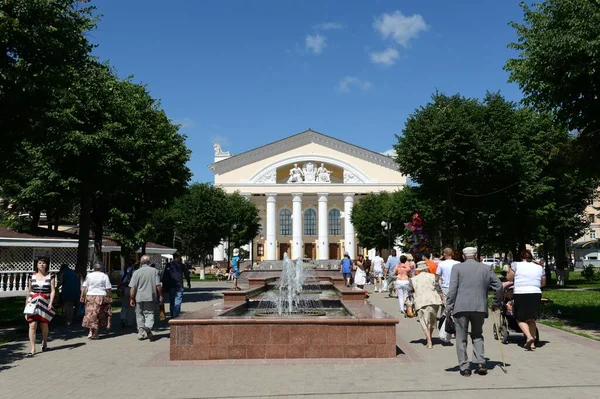 Kaluga Rússia Junho 2012 Teatro Dramático Nomeado Após Lunacharsky Cidade — Fotografia de Stock