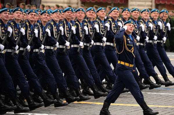 Moskau Russland Mai 2021 Kadetten Der Luftwaffenakademie Benannt Nach Professor — Stockfoto