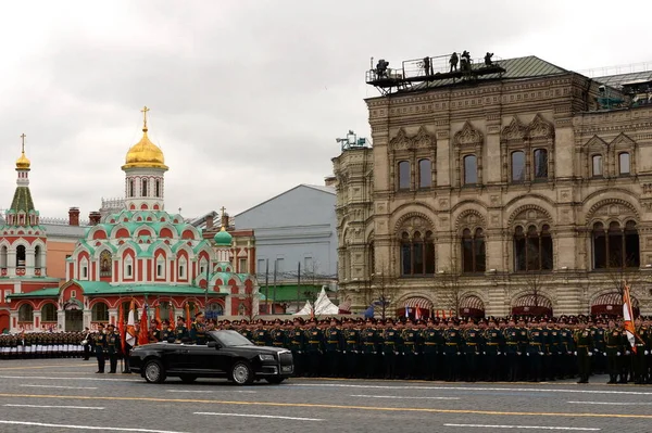 Moscow Rússia Maio 2021 Comandante Chefe Das Forças Terrestres Federação — Fotografia de Stock