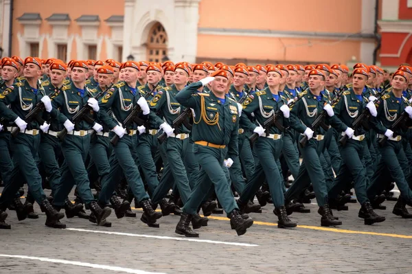 Moscow Rússia Maio 2021 Cadetes Academia Proteção Civil Ministério Situações — Fotografia de Stock