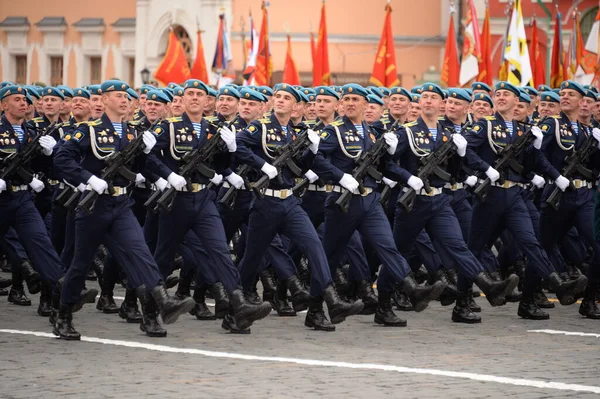 Moscou Russie Mai 2021 Cadets École Commandement Aéroporté Ryazan Nommés — Photo