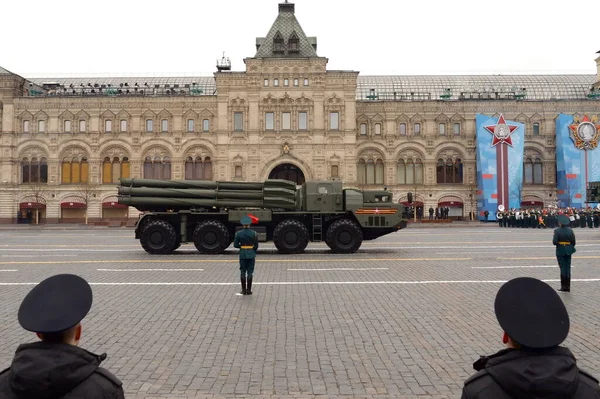 Moskou Russie Mei 2021 Tornado Meervoudige Raketsystemen Tijdens Militaire Parade — Stockfoto