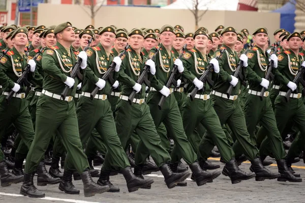 Moscow Russia May 2021 Servicemen 27Th Separate Guards Motorized Red — 스톡 사진