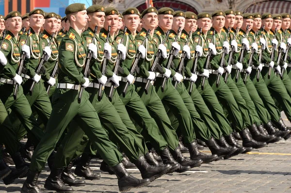 Moscow Russie Mei 2021 Cadetten Van Militaire Universiteit Van Het — Stockfoto