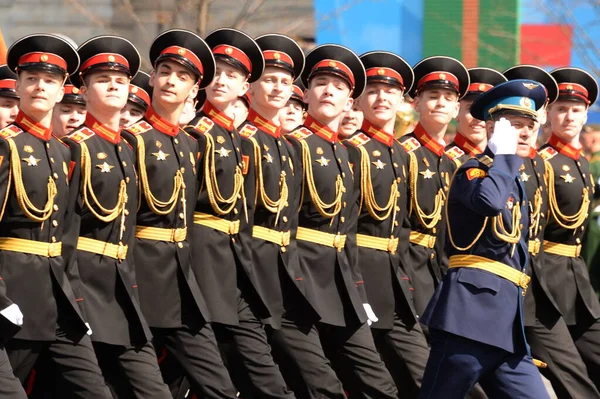 Moscou Russie Mai 2021 Elèves École Militaire Suvorov Tver Kalinine — Photo