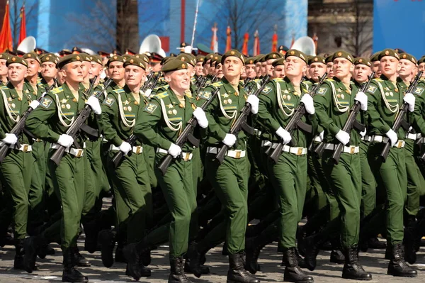 Moscow Russia May 2021 Cadets Military Space Academy Named Mozhaisky — Stock Photo, Image