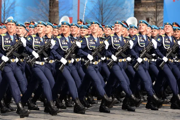 Moscow Russia Mei 2021 Cadetten Van Ryazan Airborne Command School — Stockfoto